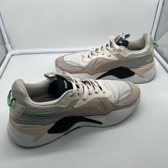 PUMA 371008-04 RS-X Reinvent Rosewater Pink Cream Suede Mesh Sneakers sz 10 - Picture 9 of 17